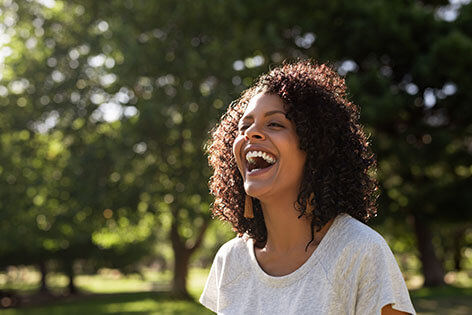 Woman Laughing